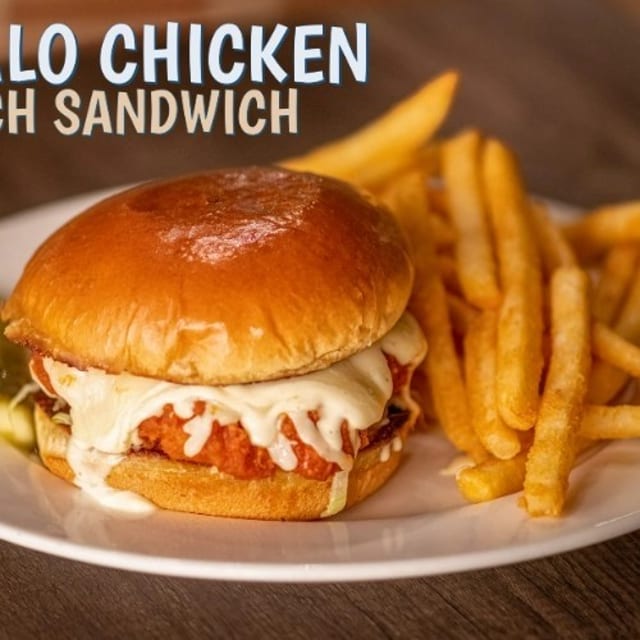 Buffalo Chicken Ranch Sandwich Deluxe.