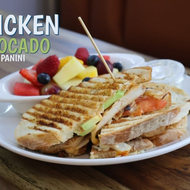 Chicken Avocado Panini.