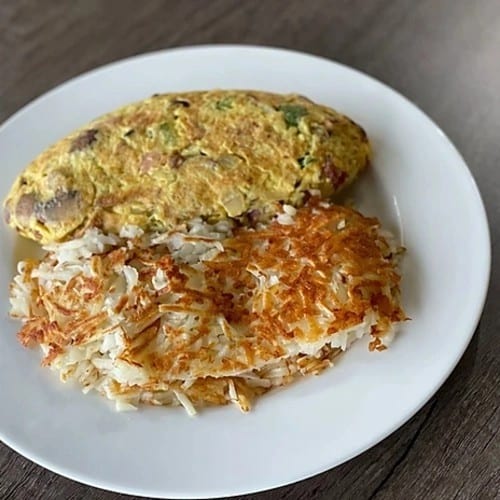 Incredible Hulk Omelette.