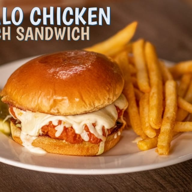Buffalo Chicken Ranch Sandwich Deluxe.