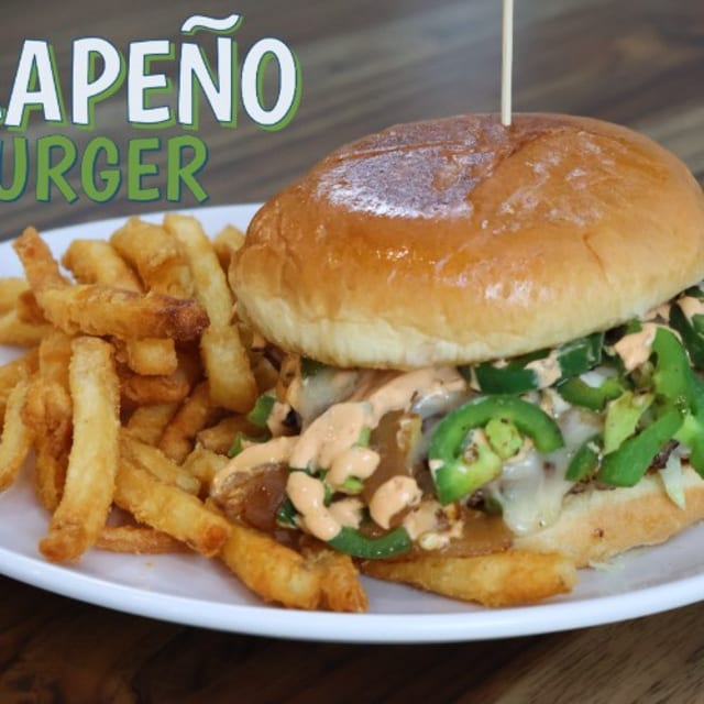Jalapeño Burger Deluxe.