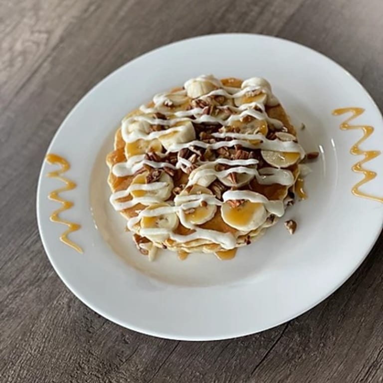 Indulge in Our Pecan Pancakes