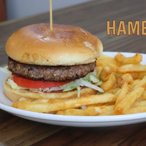 Hamburger Deluxe.