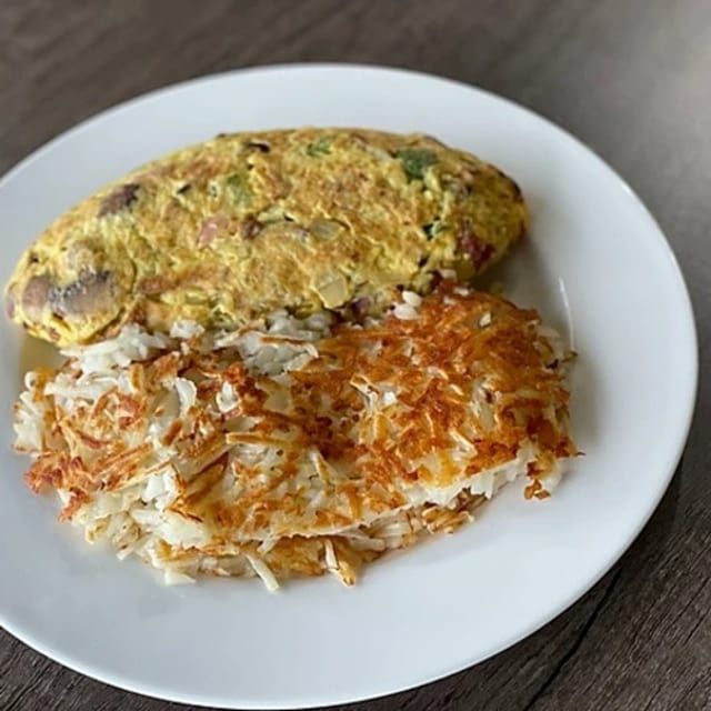Incredible Hulk Omelet.