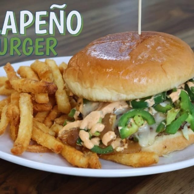 Jalapeño Burger Deluxe.