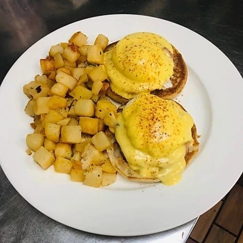 Traditional Benedict.