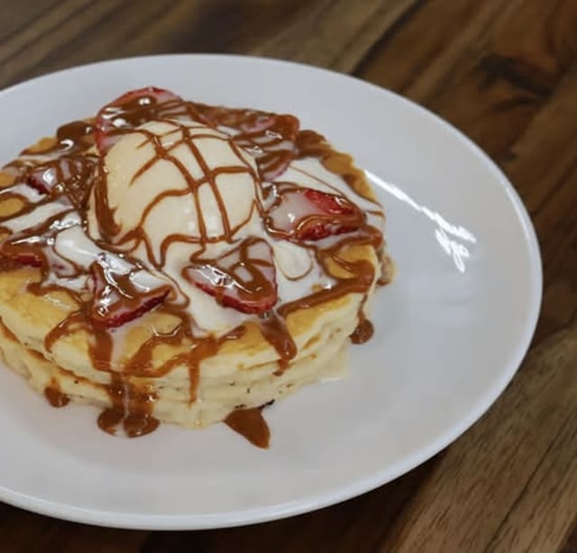 Tres Leches Pancakes.